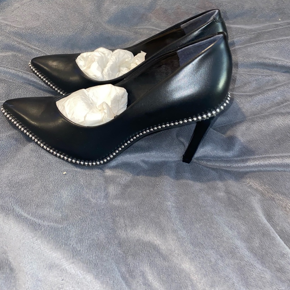 Bar III Black Studded Pumps Size 8